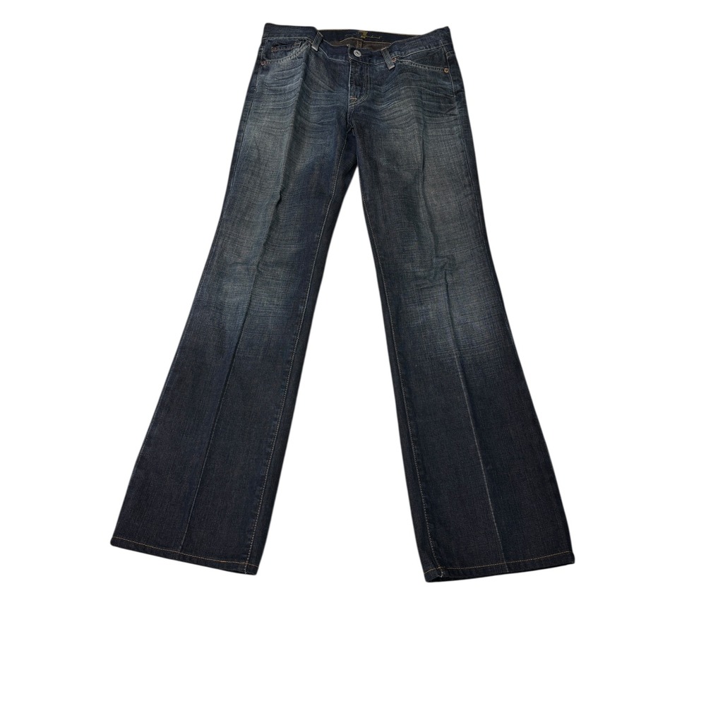 7 For All Mankind Women's Size 31X31‎  Bootcut Jeans Dark Wash Denim Made in USA